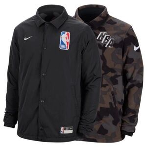NBA Team 31 Courtside Men Black Reversible nike Jacket size large $165